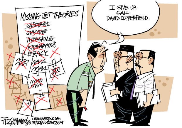 Daily Fitz Cartoon: Malaysian Mystery